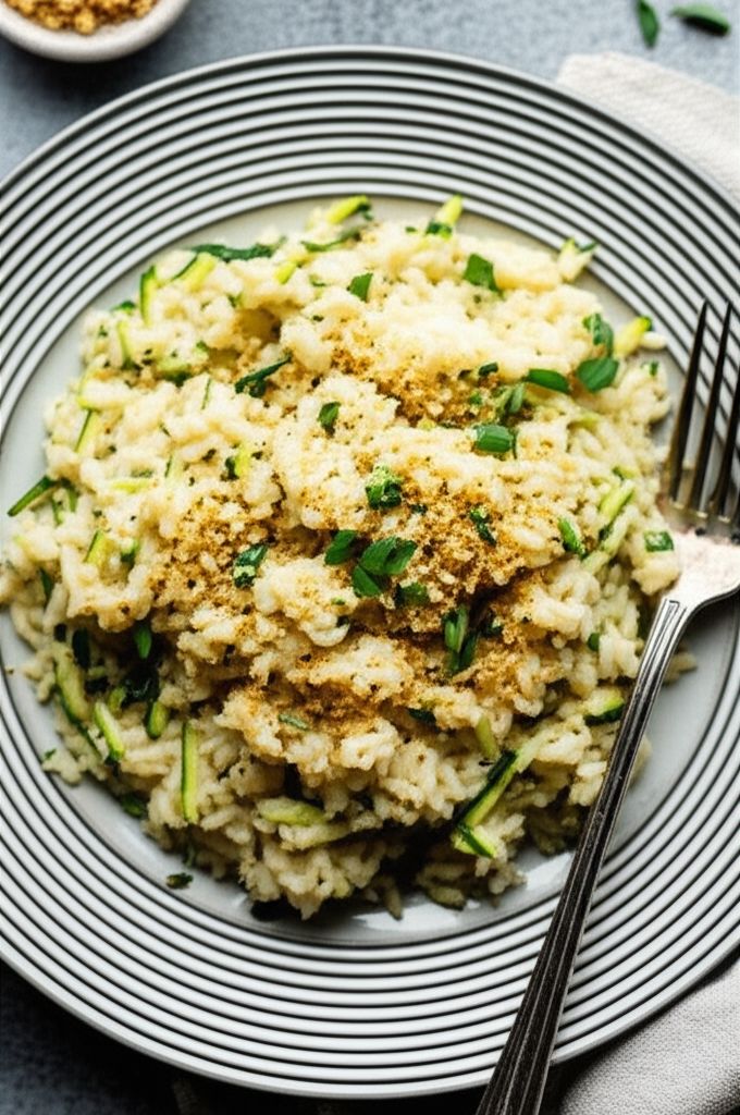 Cheesy Zucchini Rice